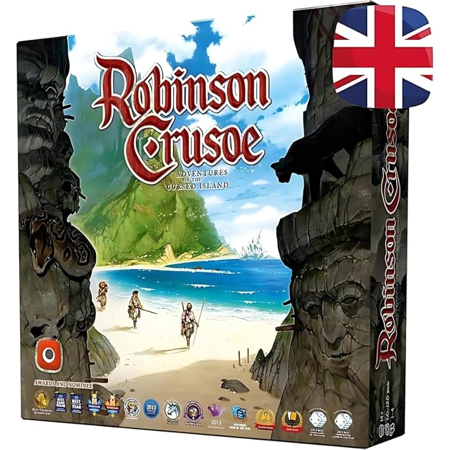 Amazon Portal Games Robinson Crusoe Adventures On The Cursed Island Board Game Toys Games
