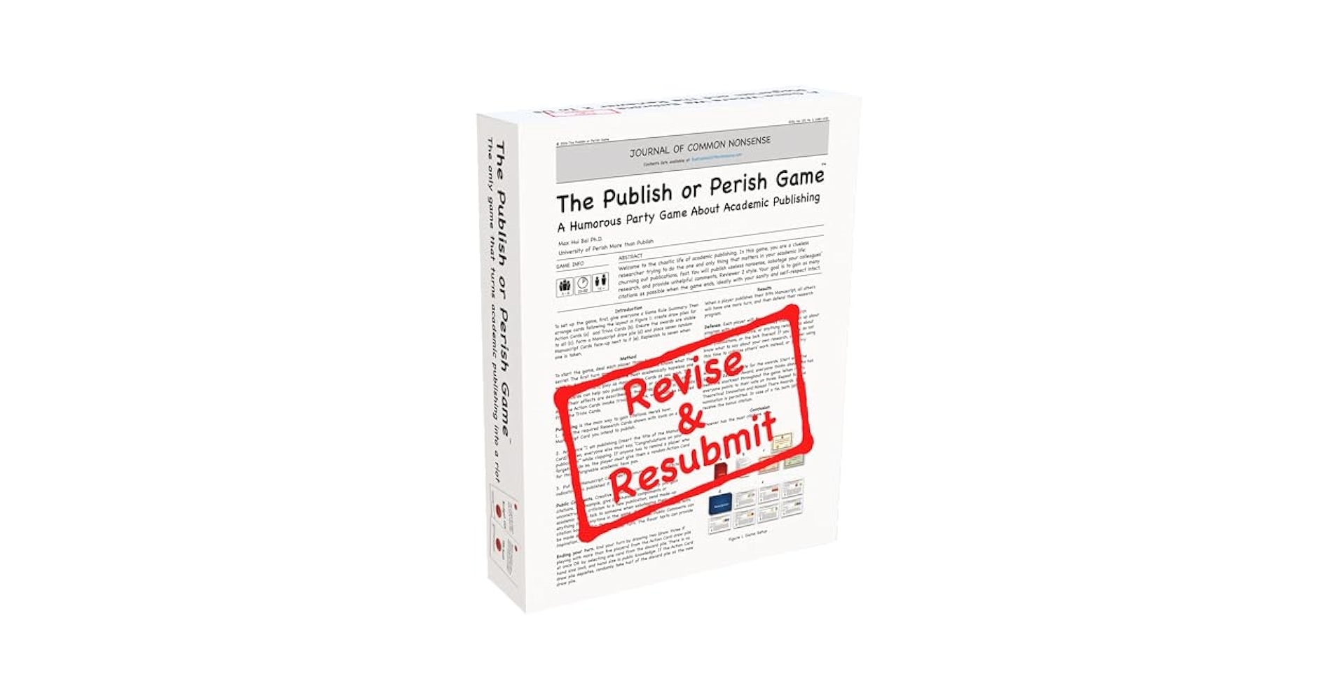 Amazon Publish Or Perish A Humorous Party Game About Academia Kickstarter Edition 3 6 Players 14 Created By Max Bai Ph D Peer Reviewed By Unserious Researchers Almost Approved By Reviewer 2 