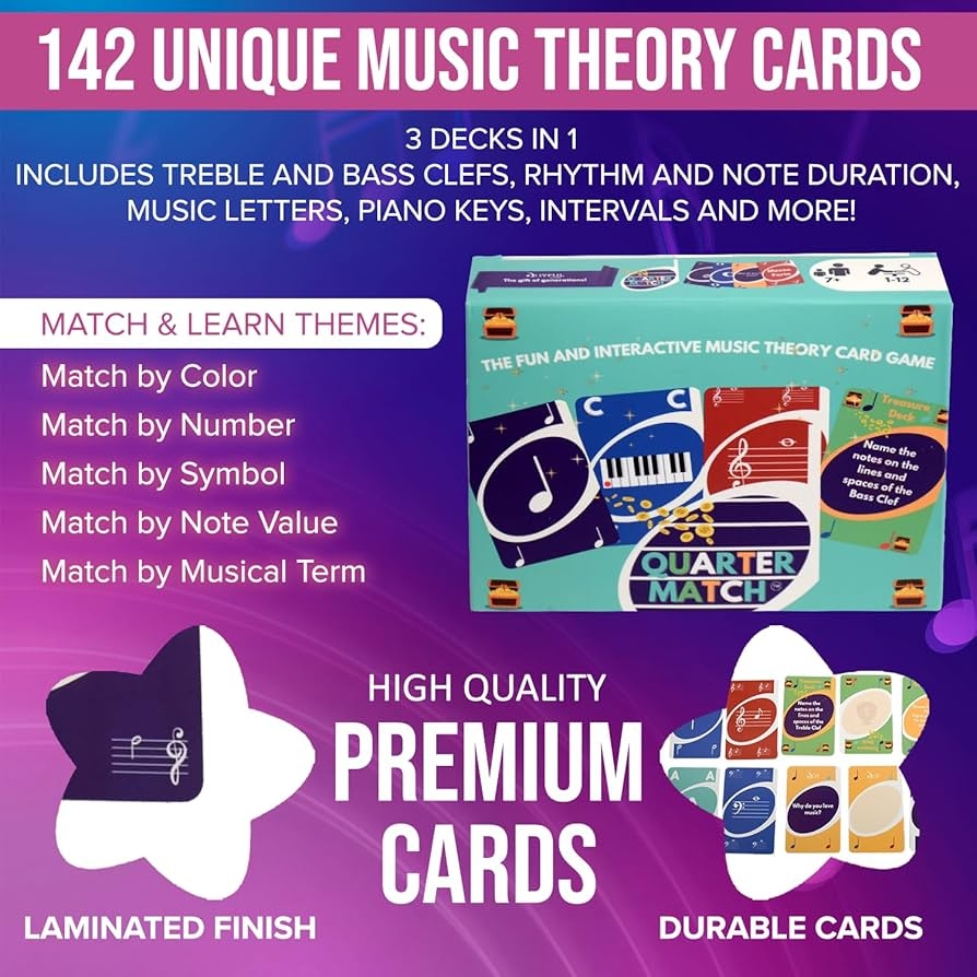 music game with cards