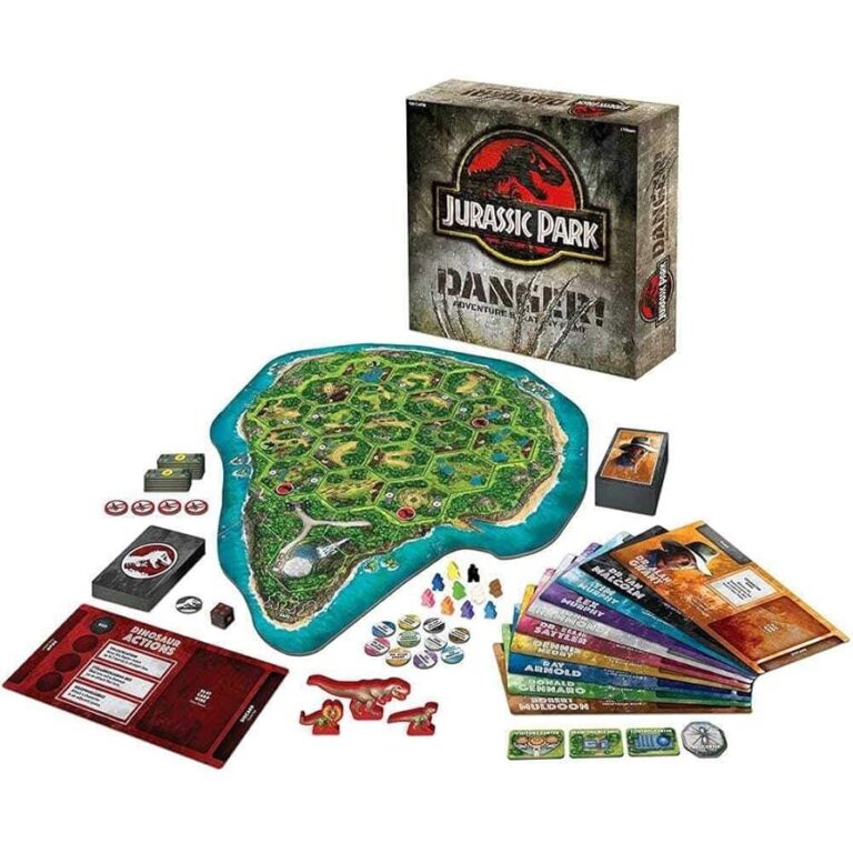Amazon Ravensburger Jurassic Park Danger Adventure Strategy Board Game For Adults And Kids Ages 10 Years Up Family Games 2 To 5 Players Toys Games