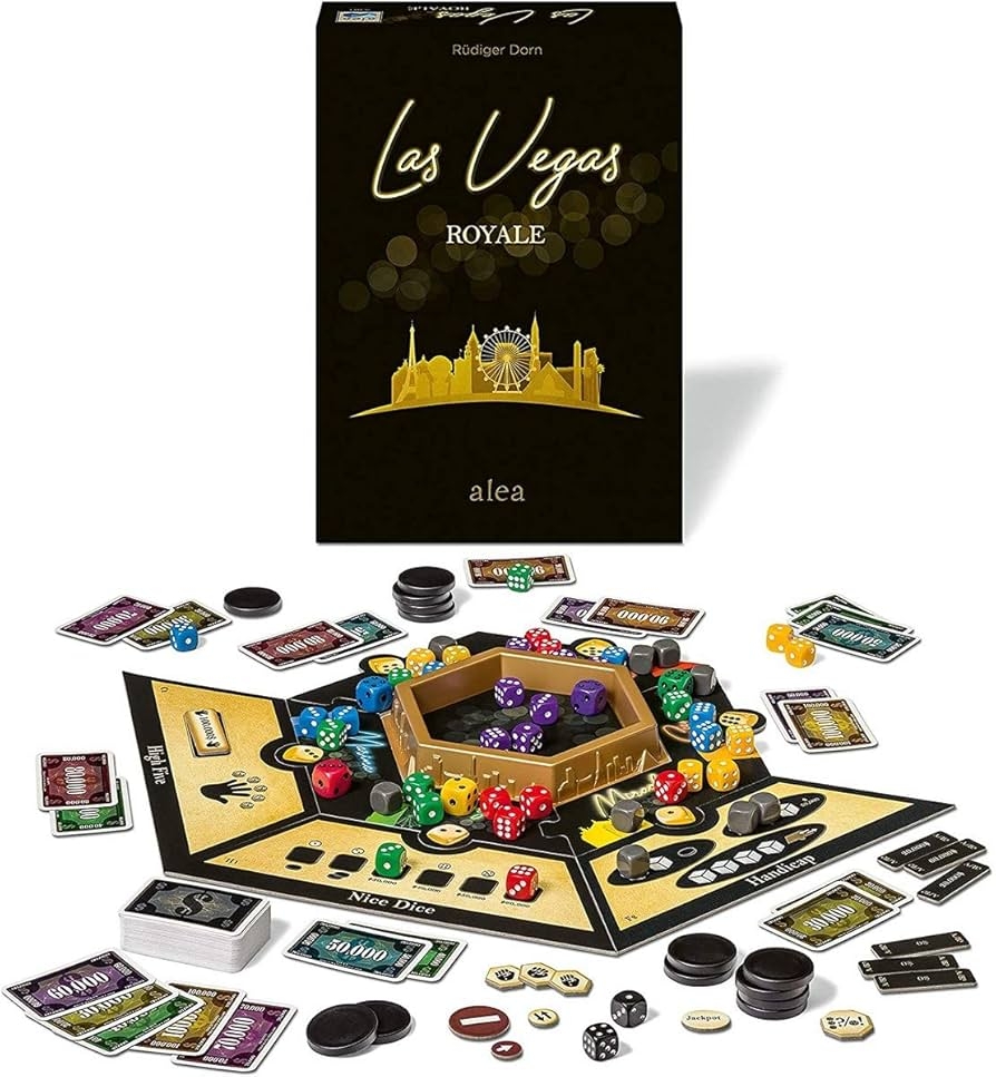 Amazon Ravensburger Las Vegas Royale Strategy Board Game For Ages 8 Up 20th Anniversary Edition Alea Dorn R diger Toys Games