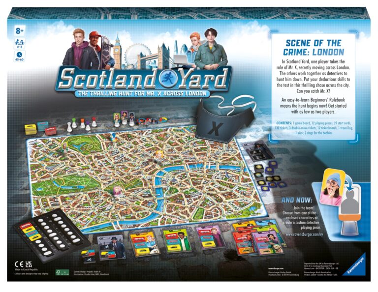 Amazon Ravensburger Scotland Yard 27514 Family Strategy Board Games For Kids And Adults Age 8 Years Up 2 To 6 Players Toys Games