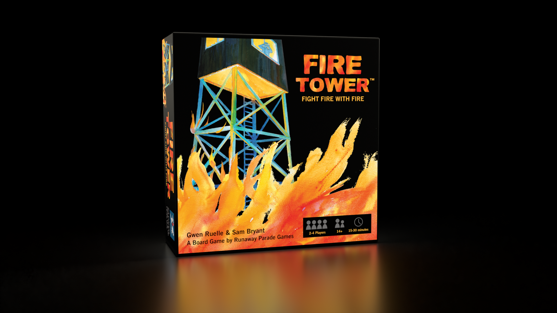 Amazon Runaway Parade Games Fire Tower Board Game Deluxe Edition Fight Fire With Fire In This Fast paced Competitive Strategy Game Easy To Learn 10 15 30 Min Toys Games