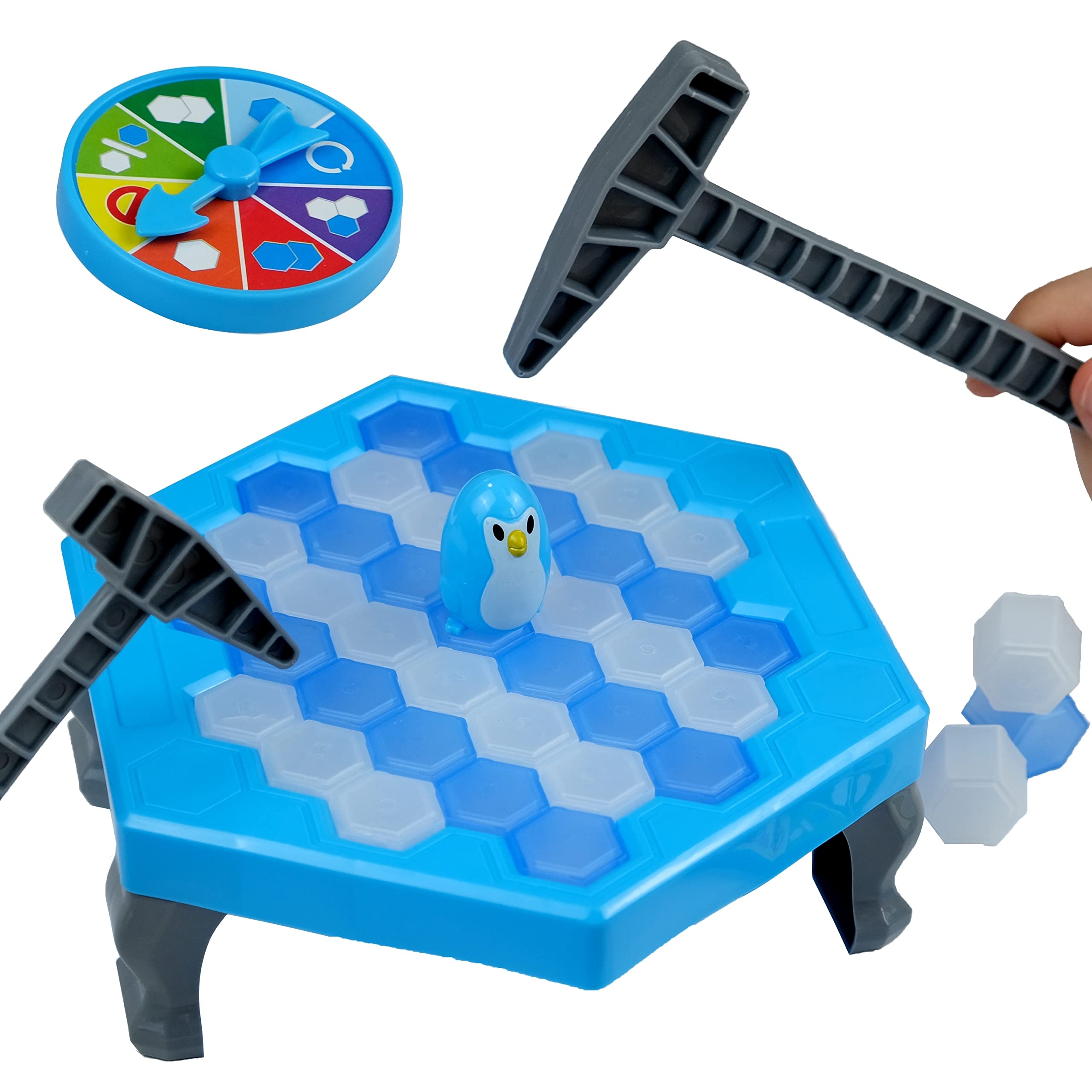 Amazon Save Penguin Break Ice Frozen Game For Kids Meroqeel Protect The Iceberg Penguins Trap On Ice Icebreaker Board Games Toy For Adults Family Childrens Kid Ages 4 8 With Replacement Cubes And