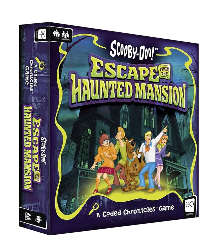 Amazon Scooby Doo Escape From The Haunted Mansion A Coded Chronicles Game Escape Room Game For Kids Adults Featuring Iconic Characters And Mysteries Officially Licensed Hanna Barbera Game 
