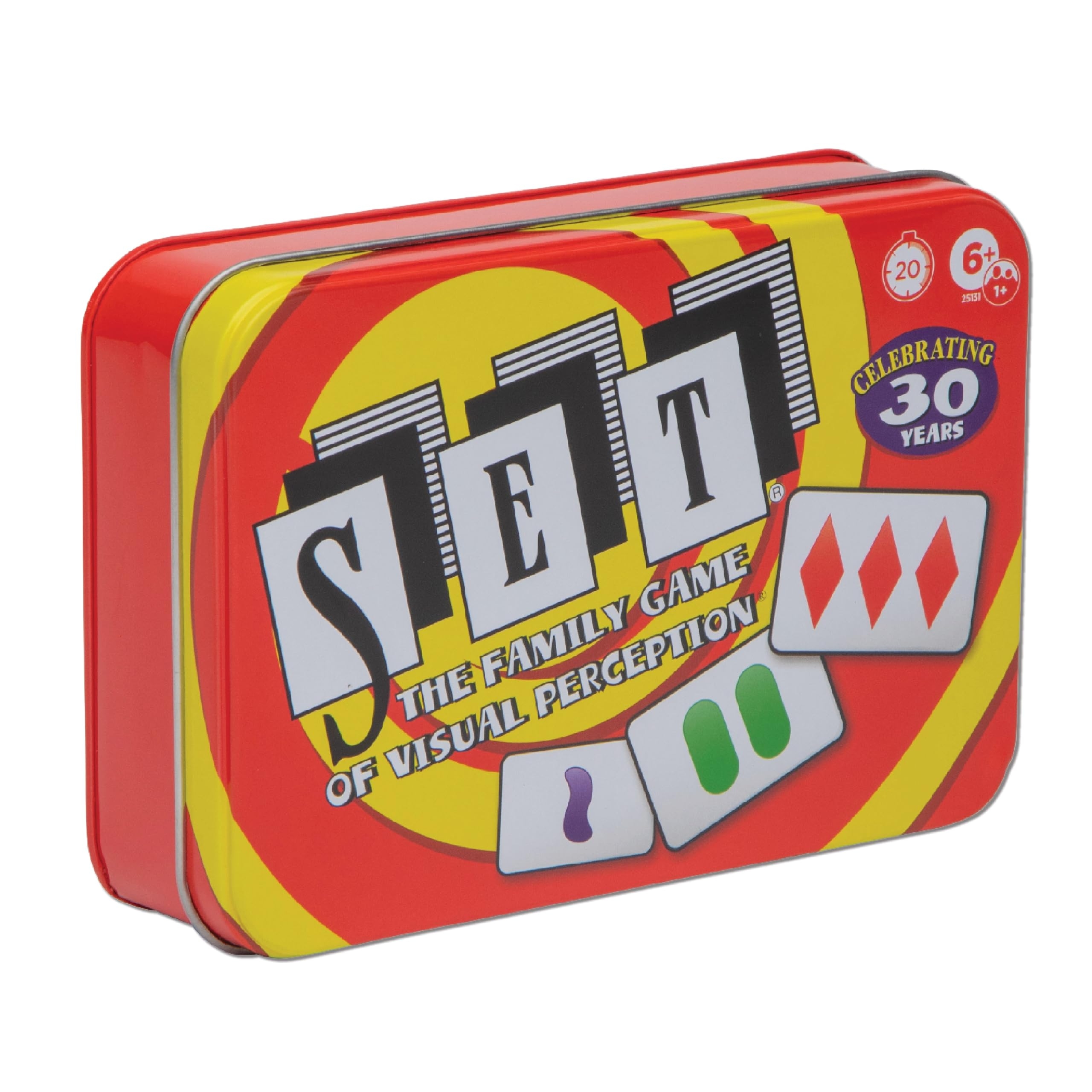 Amazon SET Card Games For Kids Collectors Tin Matching Game Learning Games Fun Family Games Game Night Travel Games Memory Game Learning Game Multi Player Card Game Of Visual Perception Ages 6 