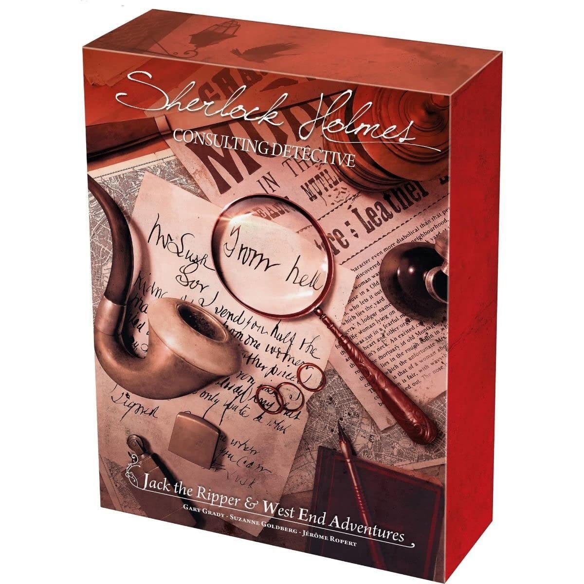 Amazon Sherlock Holmes Consulting Detective Jack The Ripper West End Adventures Board Game Captivating Mystery Game For Kids Adults Ages 14 1 8 Players 90 Min Playtime Made By