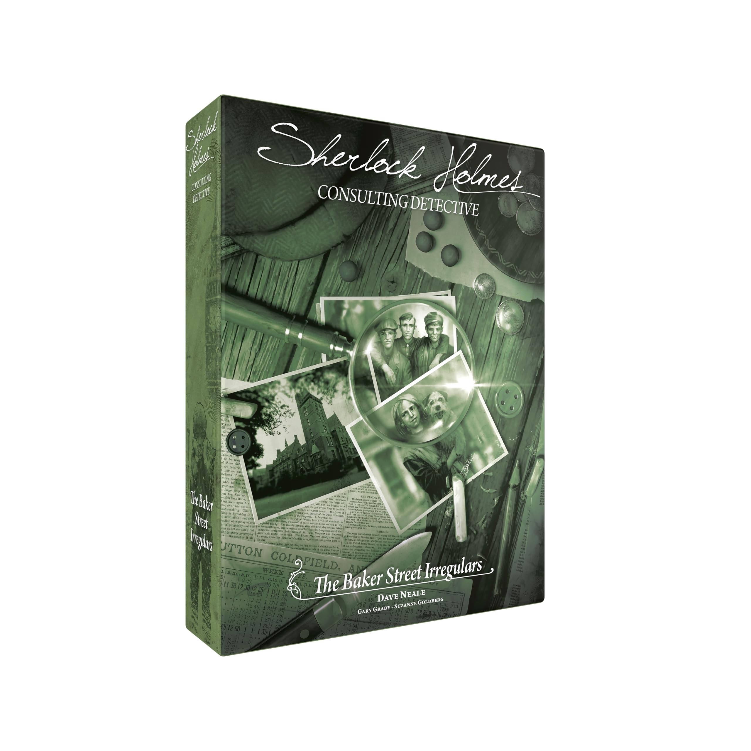 Amazon Sherlock Holmes Consulting Detective The Baker Street Irregulars Board Game Captivating Mystery Game For Kids Adults Ages 14 1 8 Players 90 Min Playtime Made By Space Cowboys 