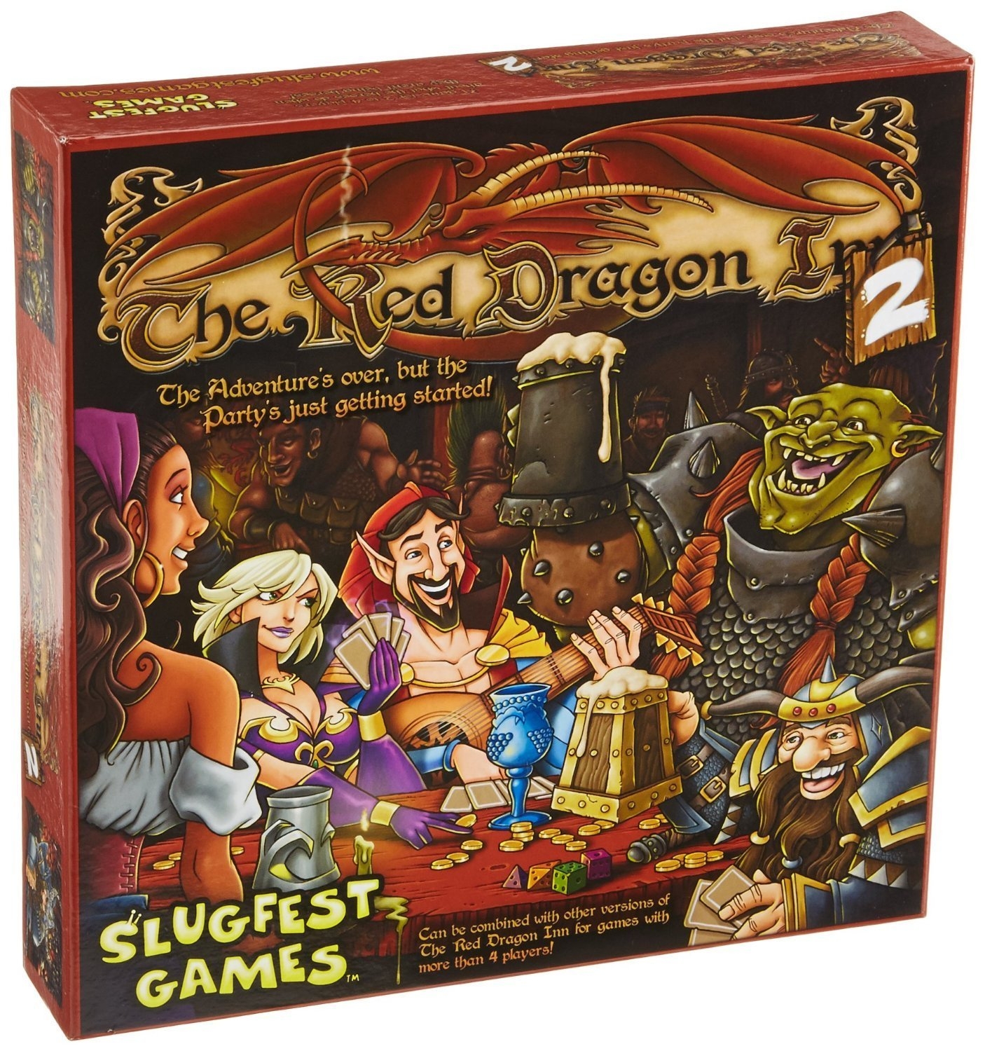 Amazon Slugfest Games The Red Dragon Inn 2 Strategy Boxed Board Game Ages 13 Up SFG007 Toys Games