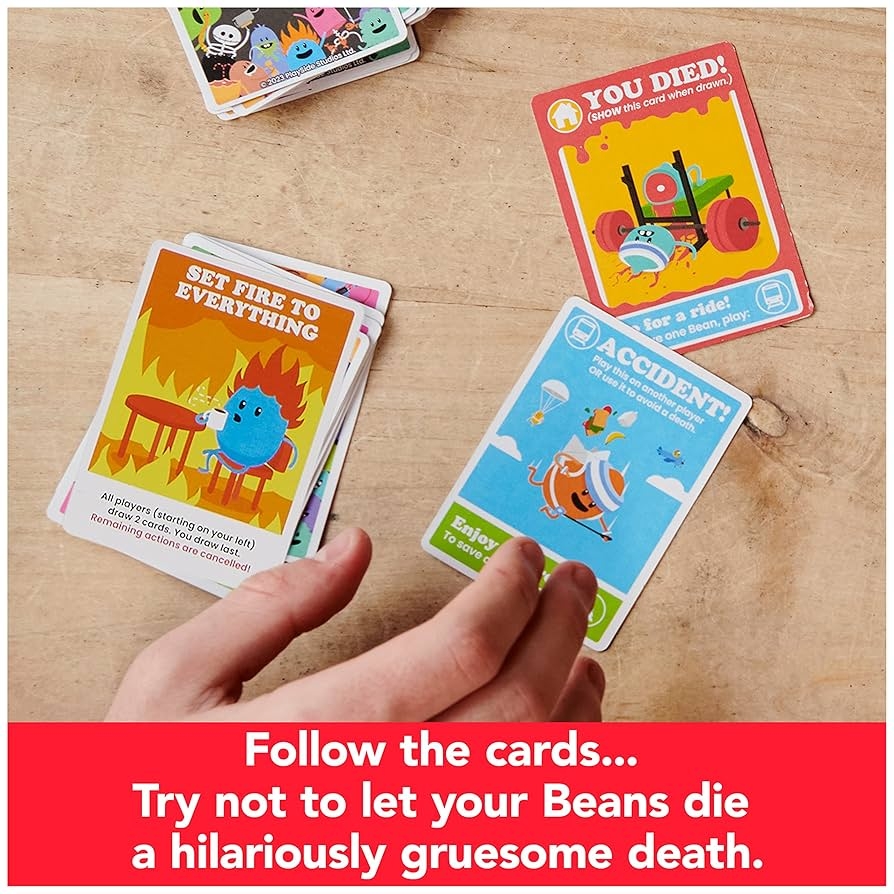 Amazon Spin Master Games Dumb Ways To Die The Viral Meme Card Game From YouTube And TikTok Survival Strategy Fun 2 5 Players For Ages 12 Up Toys Games