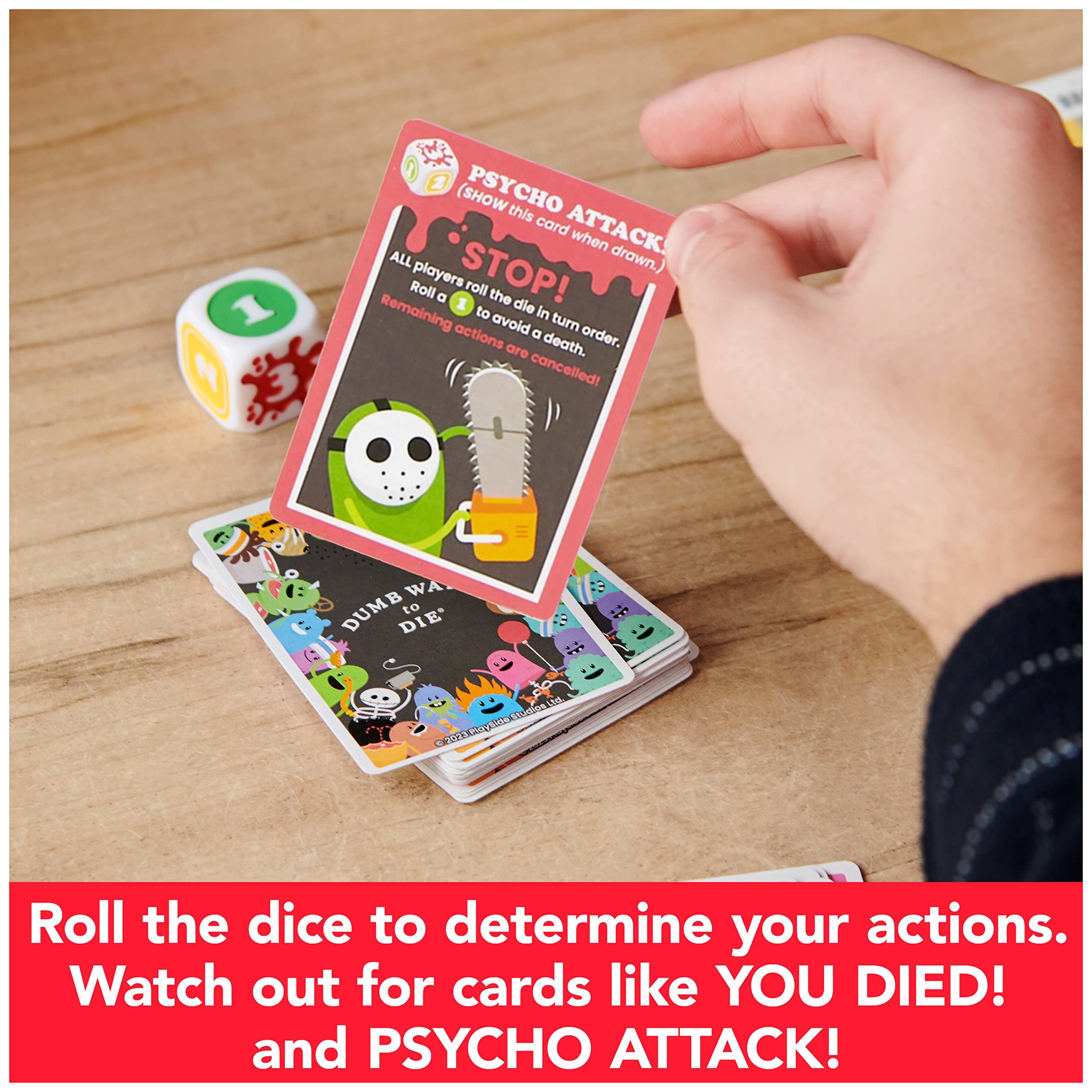 Amazon Spin Master Games Dumb Ways To Die The Viral Meme Card Game From YouTube And TikTok Survival Strategy Fun 2 5 Players For Ages 12 Up Toys Games