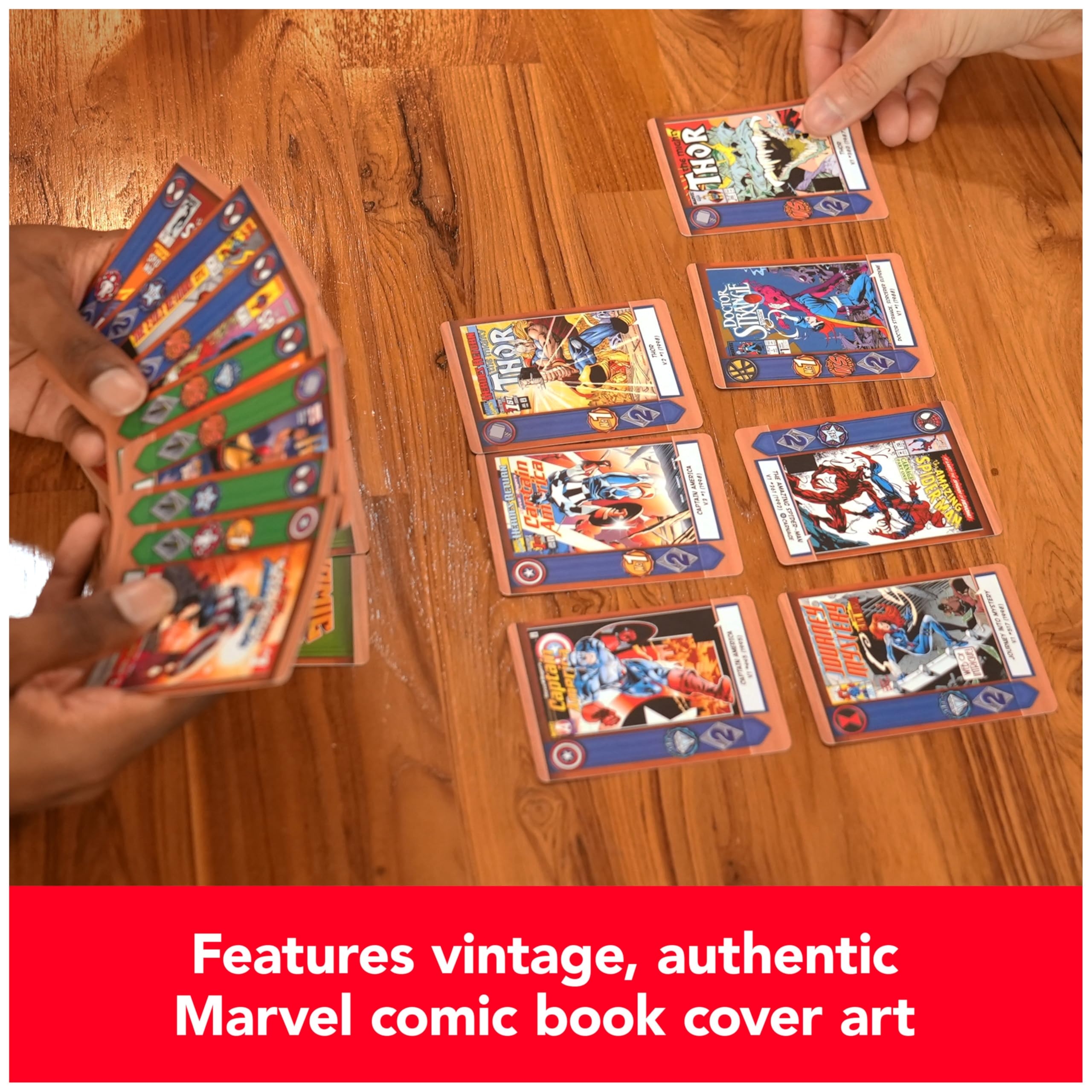 Amazon Spin Master Games Marvel Comic Hunters Comic Collecting Strategy Card Game For Fans Of Marvel Rivals Action Movies 1 4 Players For Ages 14 Up