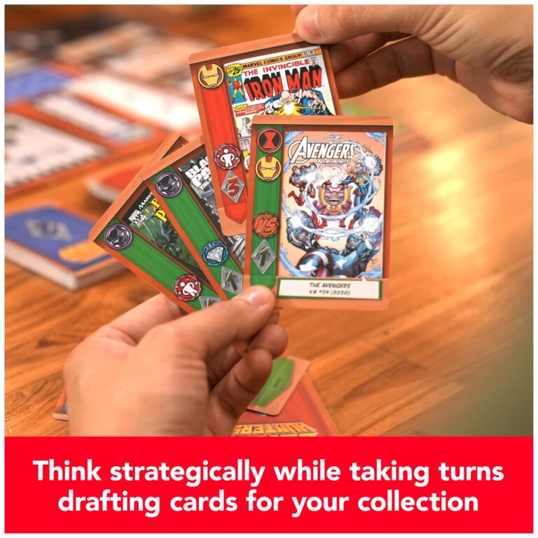 Amazon Spin Master Games Marvel Comic Hunters Comic Collecting Strategy Card Game For Fans Of Marvel Rivals Action Movies 1 4 Players For Ages 14 Up