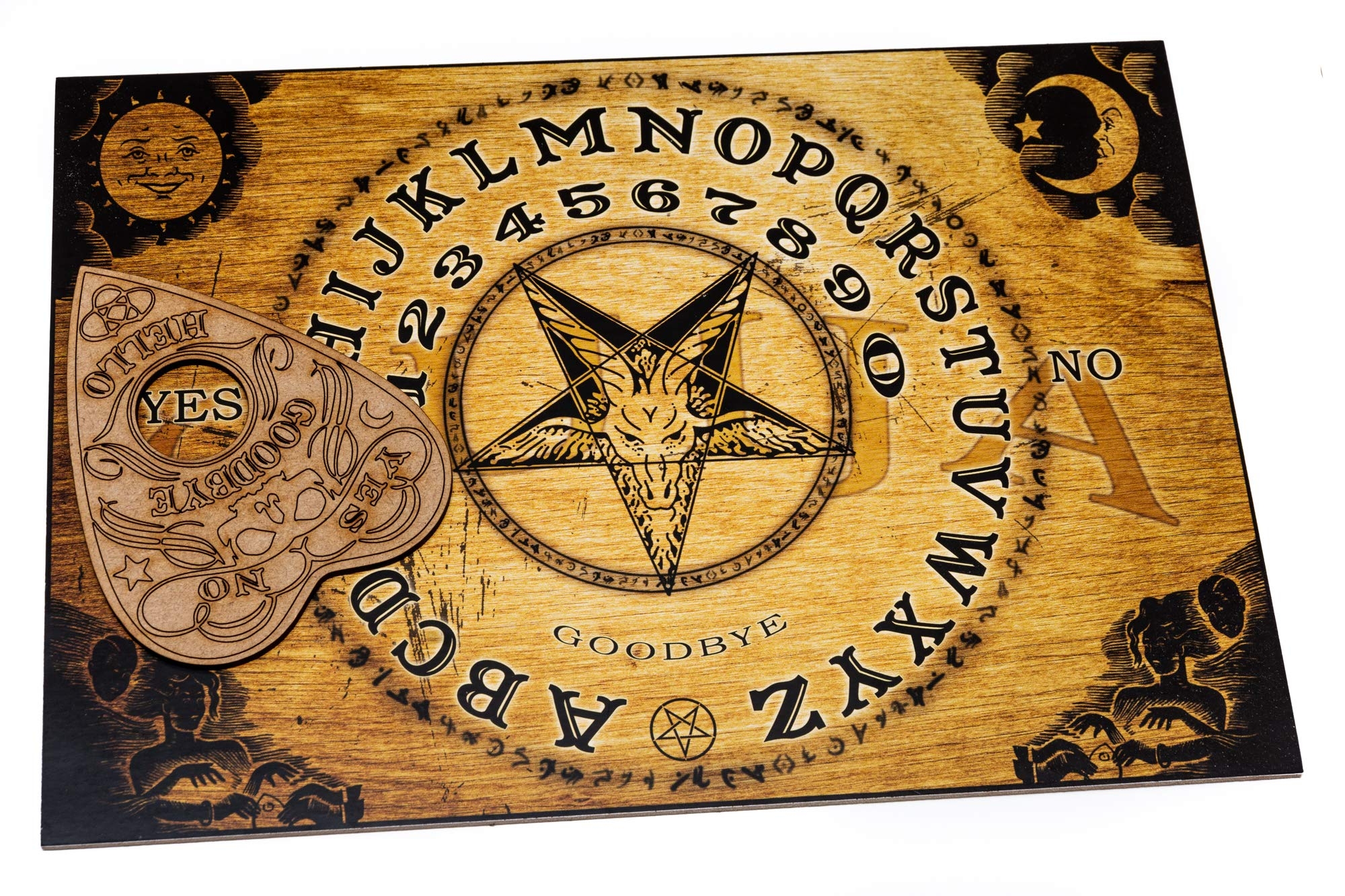 Amazon Spirit Board Game With Planchette And Detailed Instruction Toys Games