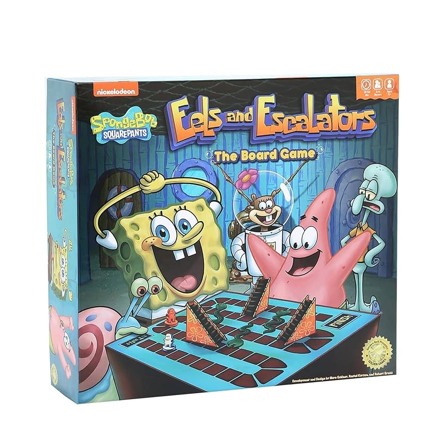 Amazon Spongebob Squarepants Eels And Escalators The Board Game Hot Topic Exclusive Multi None