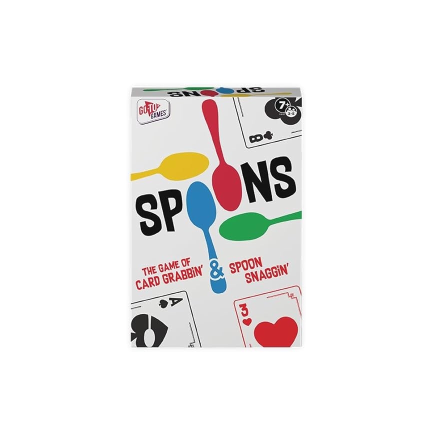 Amazon Spoons Games Card Games For Kids Spoons Game Deck Of Cards Fun Family Games For Kids And Adults Playing Cards Game Night Travel Games 3 5 Multi Player Card Game Games For