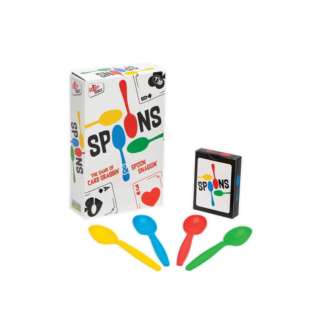 Amazon Spoons Games Card Games For Kids Spoons Game Deck Of Cards Fun Family Games For Kids And Adults Playing Cards Game Night Travel Games 3 5 Multi Player Card Game Games For