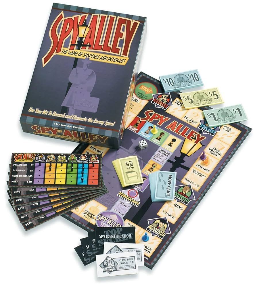 spy game board game