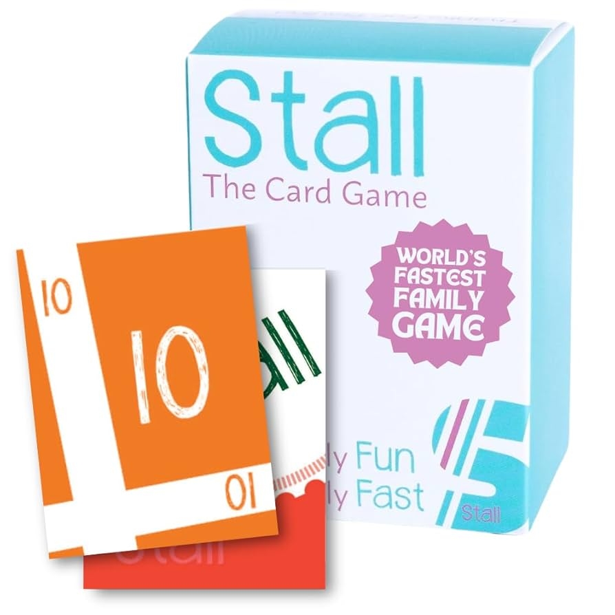 Amazon Stall The Card Game Fun Fast Paced Game For Families Funny Card Game For Adults Teens And Kids Best Game For 2 4 Players Toys Games