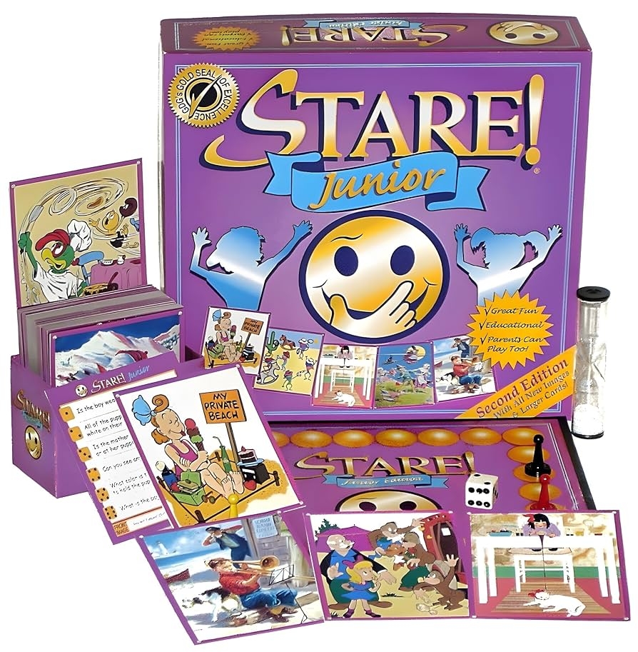 Amazon Stare Junior The Exciting Award Winning Game Of Memory And Observation Fun Educational For The Whole Family Ages 6 And Up Toys Games