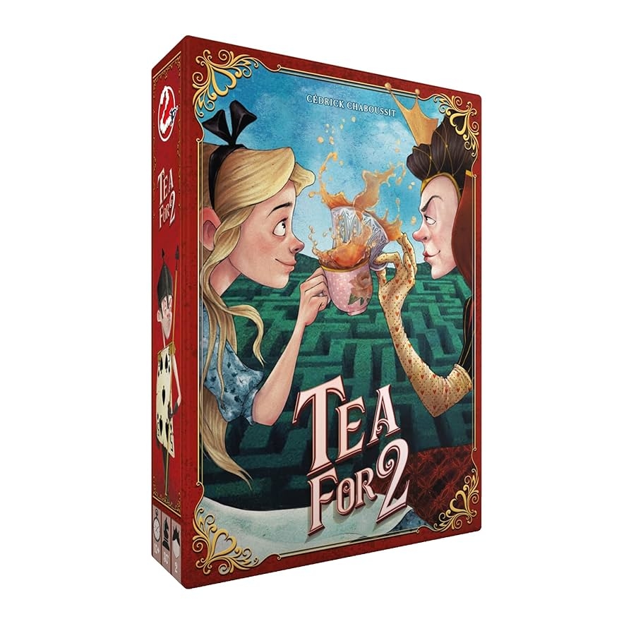 Amazon Tea For 2 Board Game Alice s Wonderland Deck Building Game Strategic And Evolving Gameplay Fun Family Game For Kids Adults Ages 10 2 Players 30 Minute Playtime Made By Space