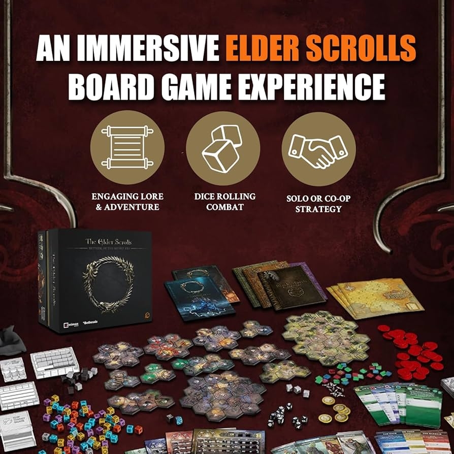 Amazon The Elder Scrolls Betrayal Of The Second Era Tabletop RPG With Combat And Character Development Toys Games