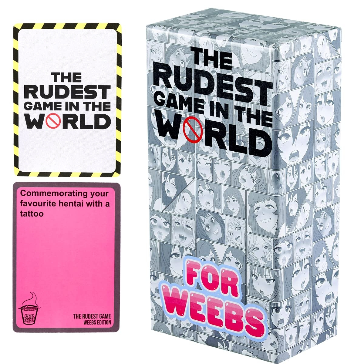 Amazon The Rudest Game In The World Card Games For Adults And Family Party Games For Game Night for Weebs Toys Games