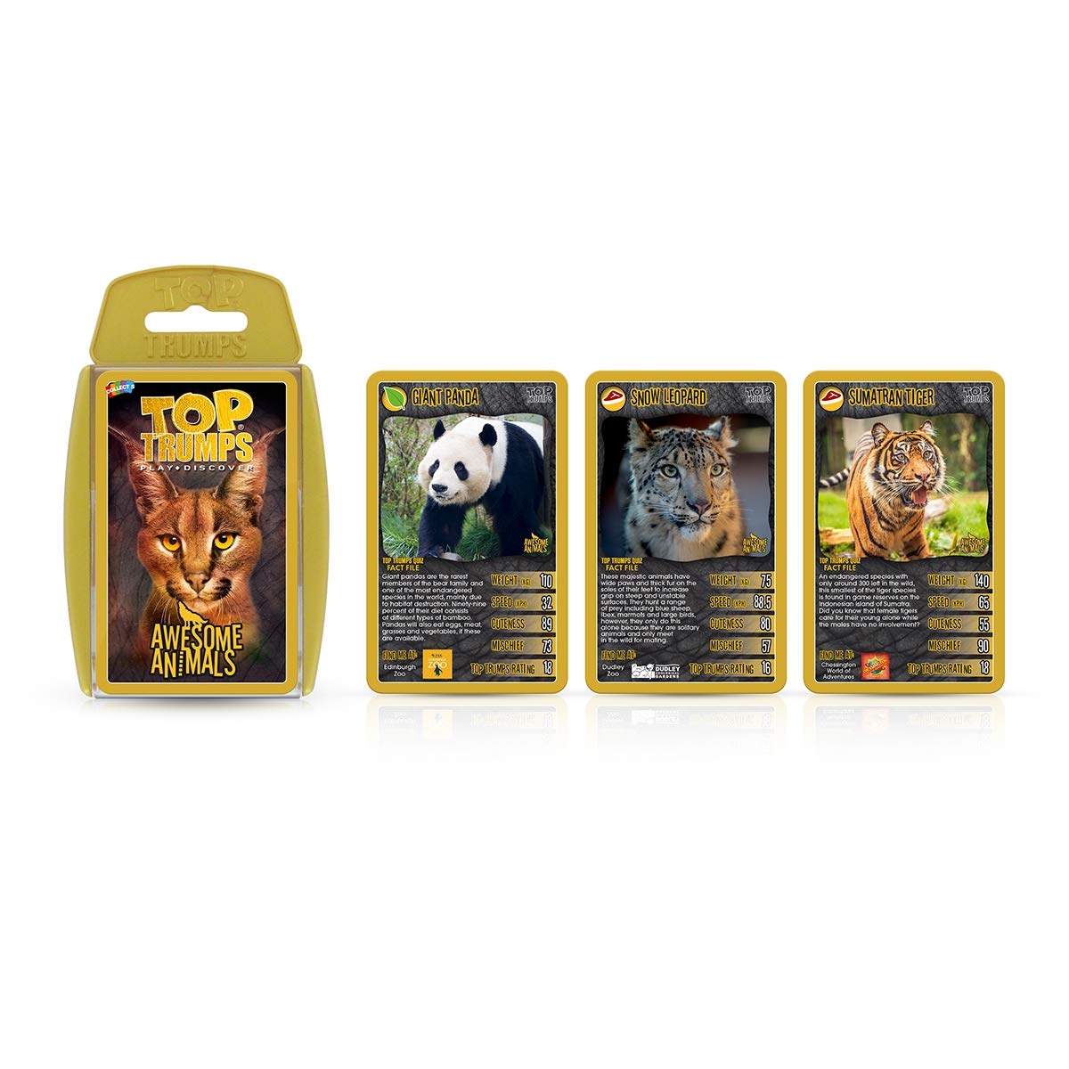 Amazon Top Trumps Card Game Awsome Animals Family Games For Kids And Adults Learning Games Kids Card Games For 2 Players And More Kid War Games Card Wars For 6 Plus Kids