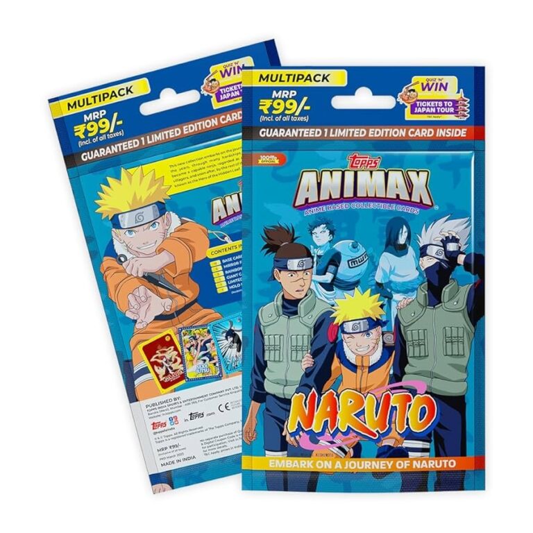 Amazon Topps Animax 2024 Official Naruto Collectible Card Game Multipack Toys Games