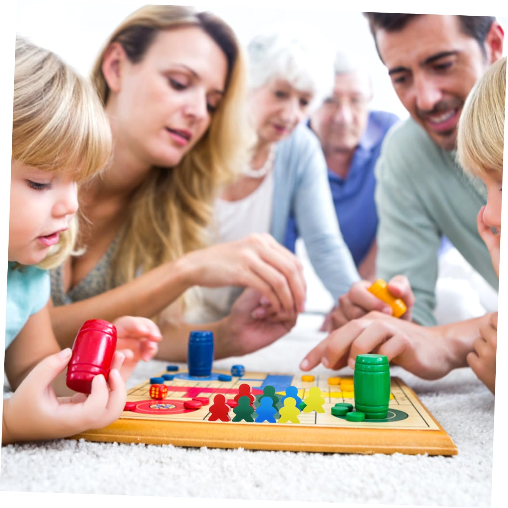 human shaped board game.piece