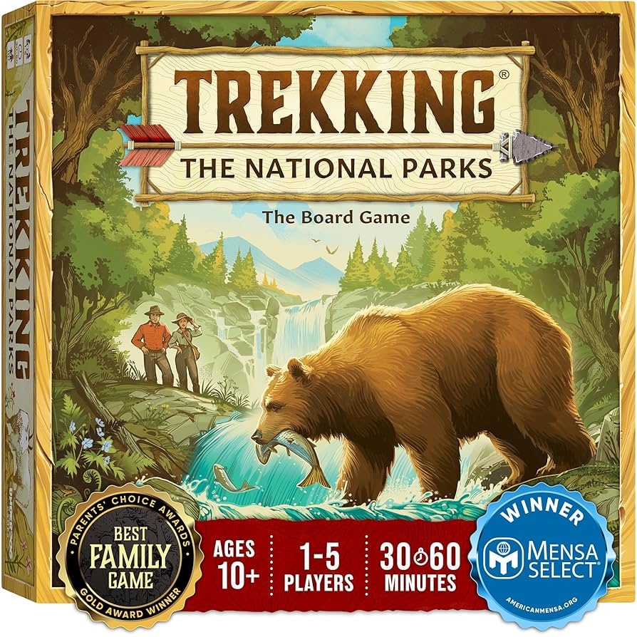 Amazon Trekking The National Parks 3rd Edition The Award Winning Family Board Game Great For Kids Ages 10 And Up Easy To Learn Designed For National Park Lovers By