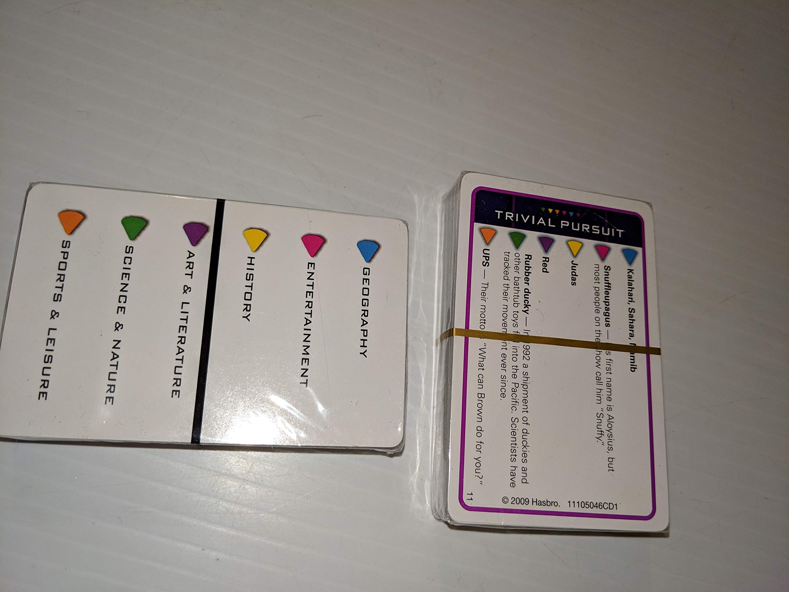 trivial pursuit game cards