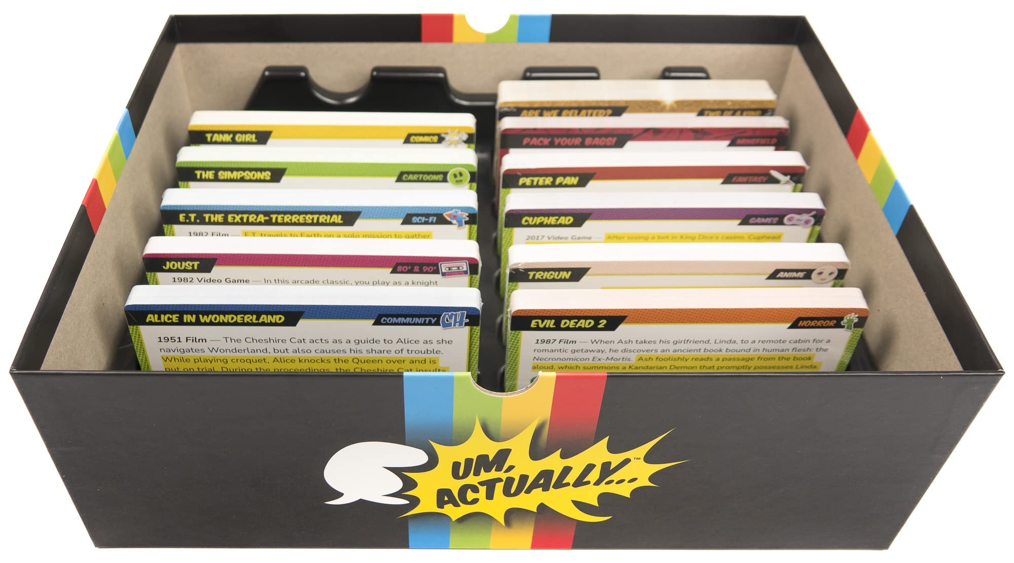 Amazon Um Actually Deluxe Edition Board Game The Nerdy Trivia Game Based On The Dropout Game Show For Families Ages 12 Up 3 8 Players By Wiggles 3D Toys Games
