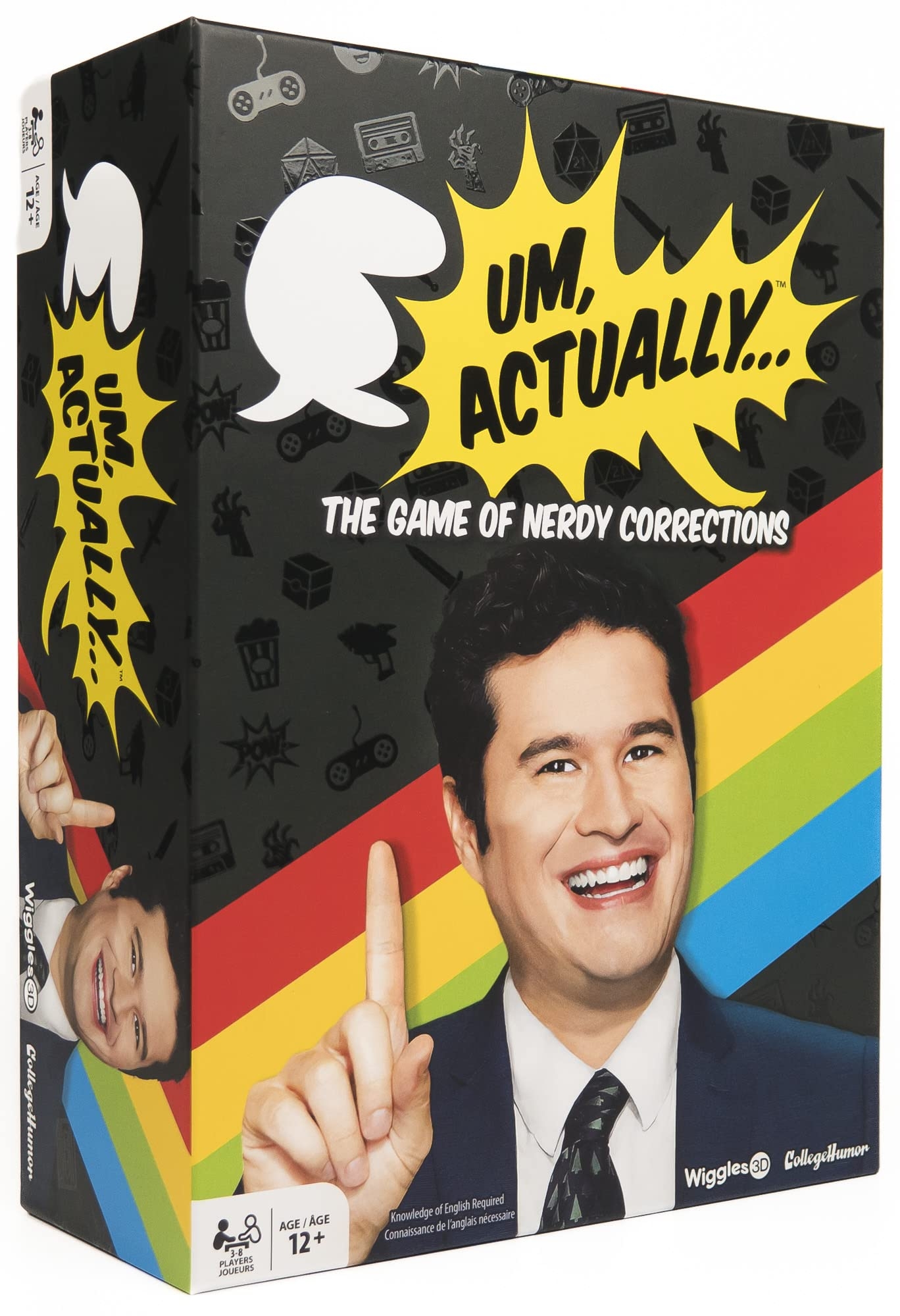 Amazon Um Actually Deluxe Edition Board Game The Nerdy Trivia Game Based On The Dropout Game Show For Families Ages 12 Up 3 8 Players By Wiggles 3D Toys Games