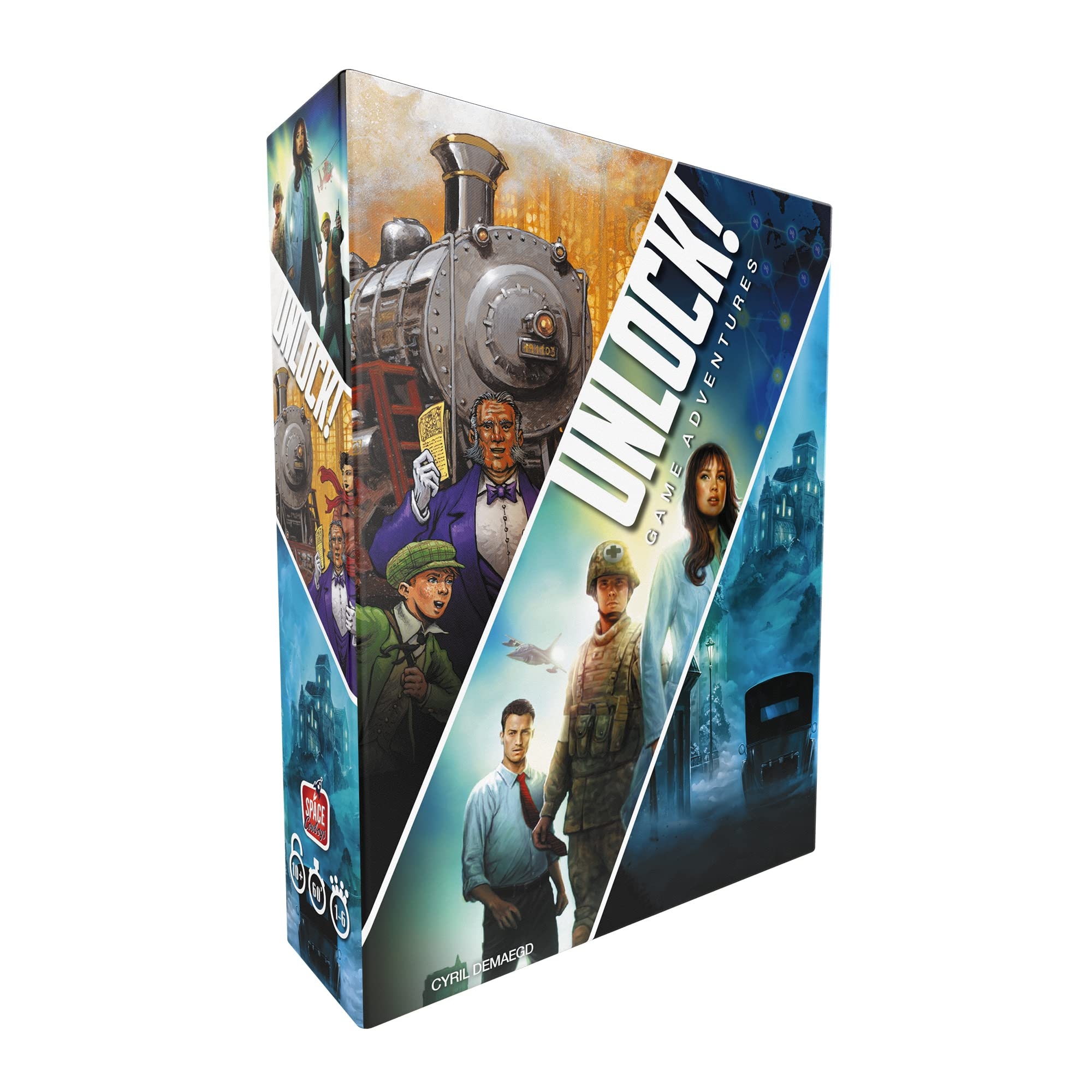Amazon UNLOCK Game Adventures Card Game Escape Room Inspired Cooperative Adventure Fun Family Game For Kids And Adults Ages 10 1 6 Players 1 Hour Playtime Made By Space Cowboys Toys Games