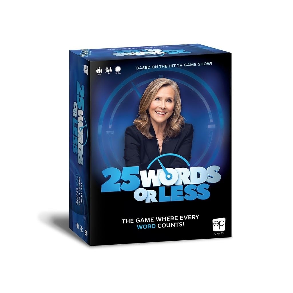 Amazon USAOPOLY 25 Words Or Less Fast Paced Word Friends Family Board Game Based On Popular TV Game Show With Meredith Vieira Toys Games