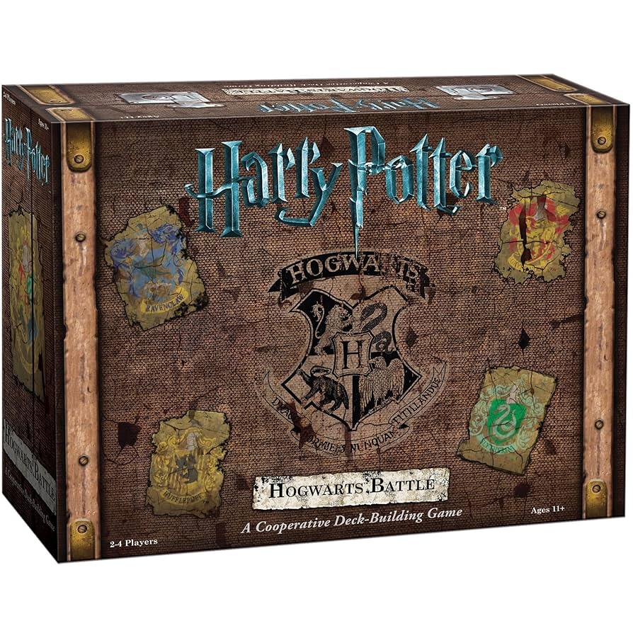Amazon USAOPOLY Harry Potter Hogwarts Battle Cooperative Deck Building Card Game Official Licensed Merchandise Board Great Gift For Fans Movie Artwork For 132 Months To 1188 Months Toys Games