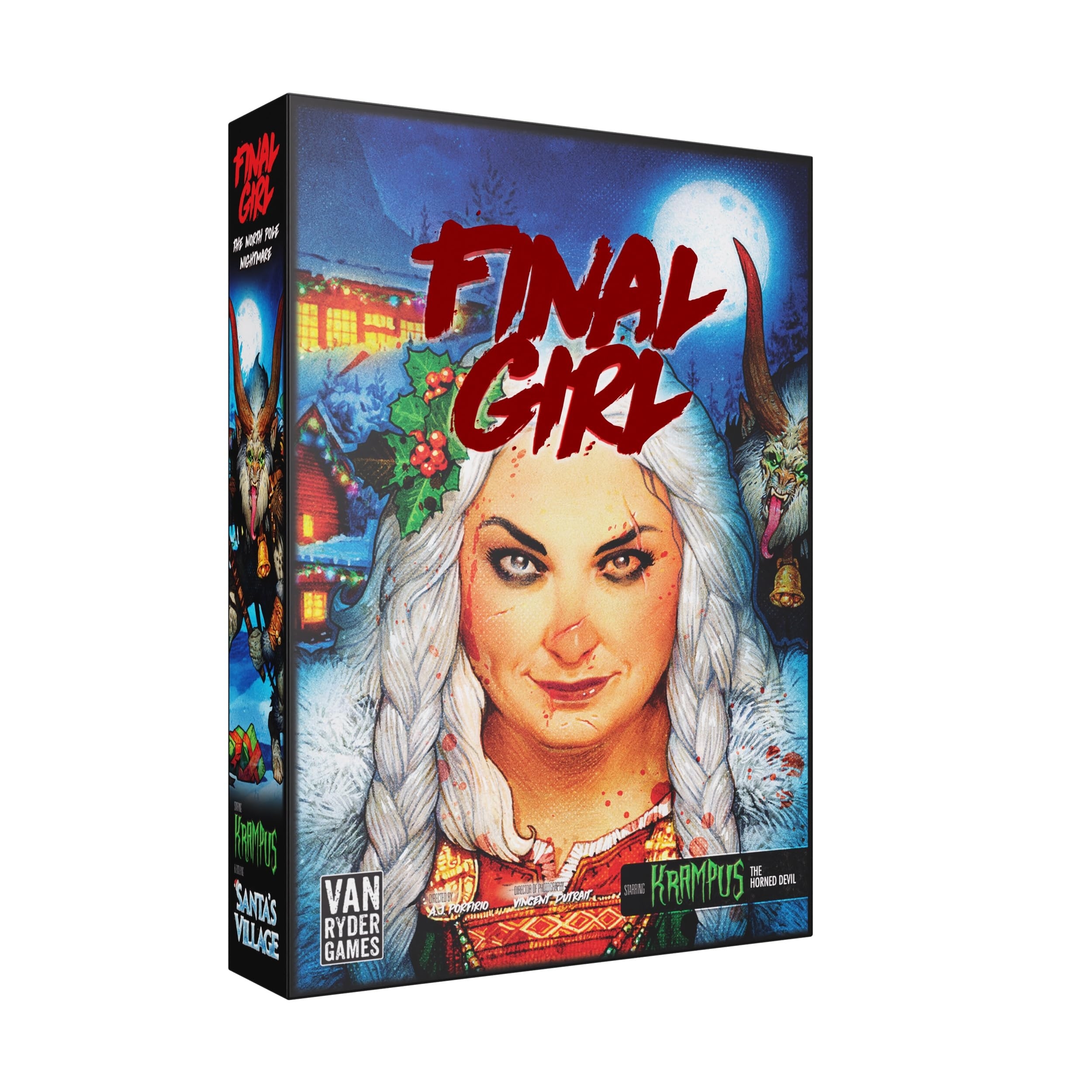 Amazon Van Ryder Games Horror Board Game Final Girl The North Pole Nightmare Special Feature Film Box Core Box Required 20 60 Minutes Gameplay Ages 14 Toys Games