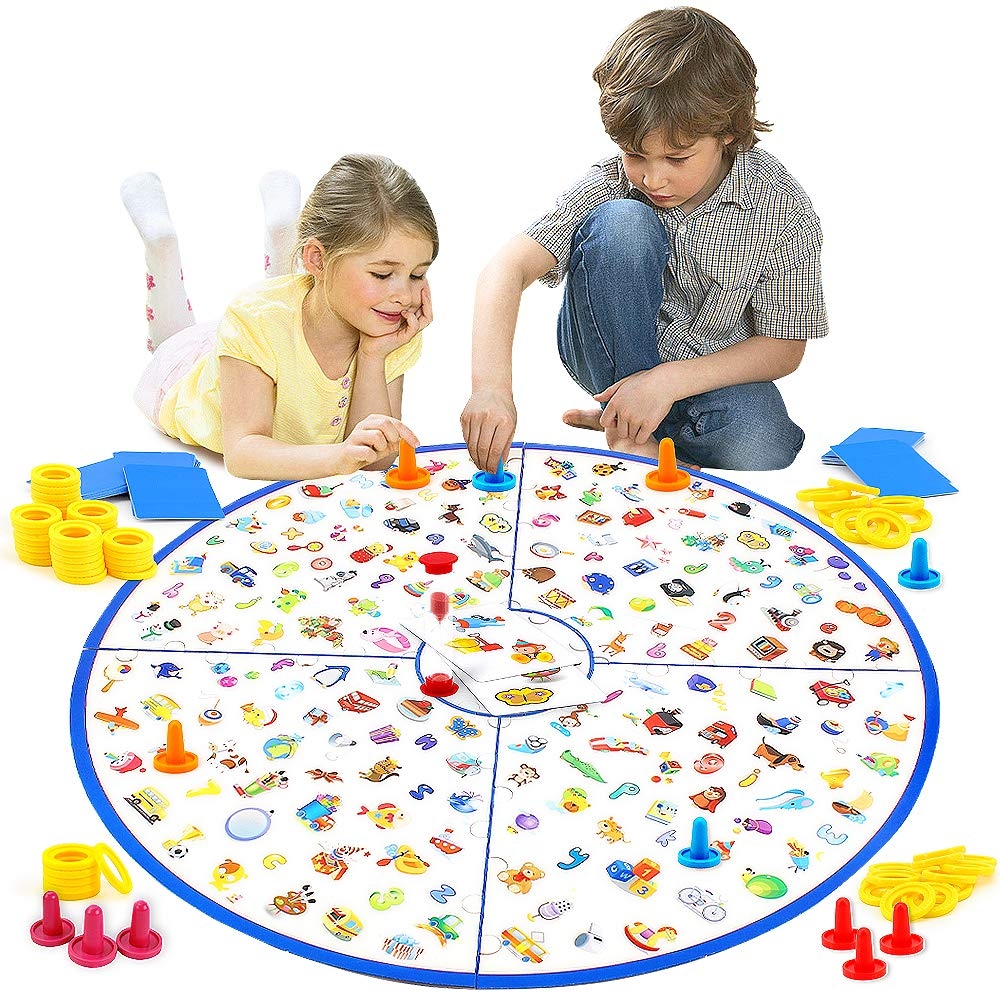 Amazon VATOS Board Game Little Detective Card Game Memory Game Tabletop Game For Kids Families Party Matching Game Educational Toys For Kids Toddlers 3 4 5 6 7 Years Old Boys Girls Gift Toys