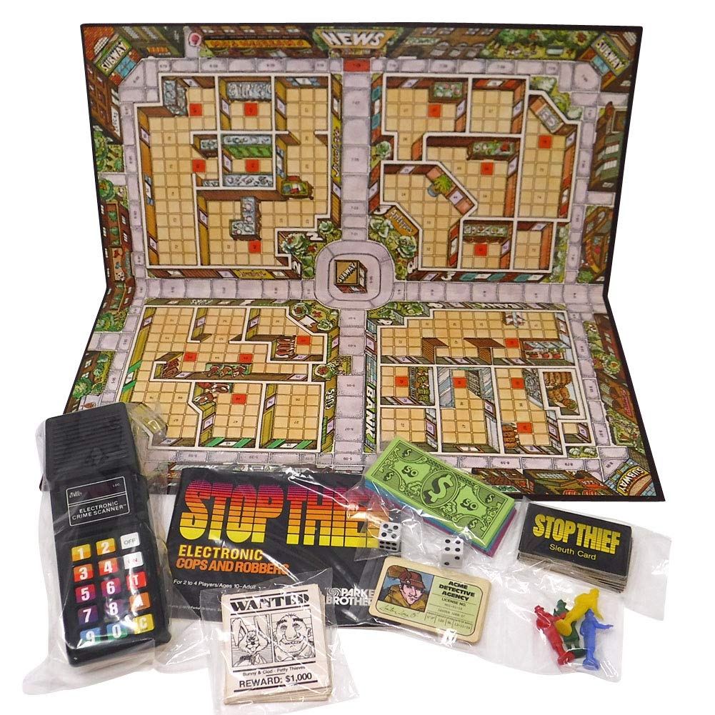 Amazon Vintage Stop Thief Electronic Cops And Robbers Board Game 1980 Toys Games