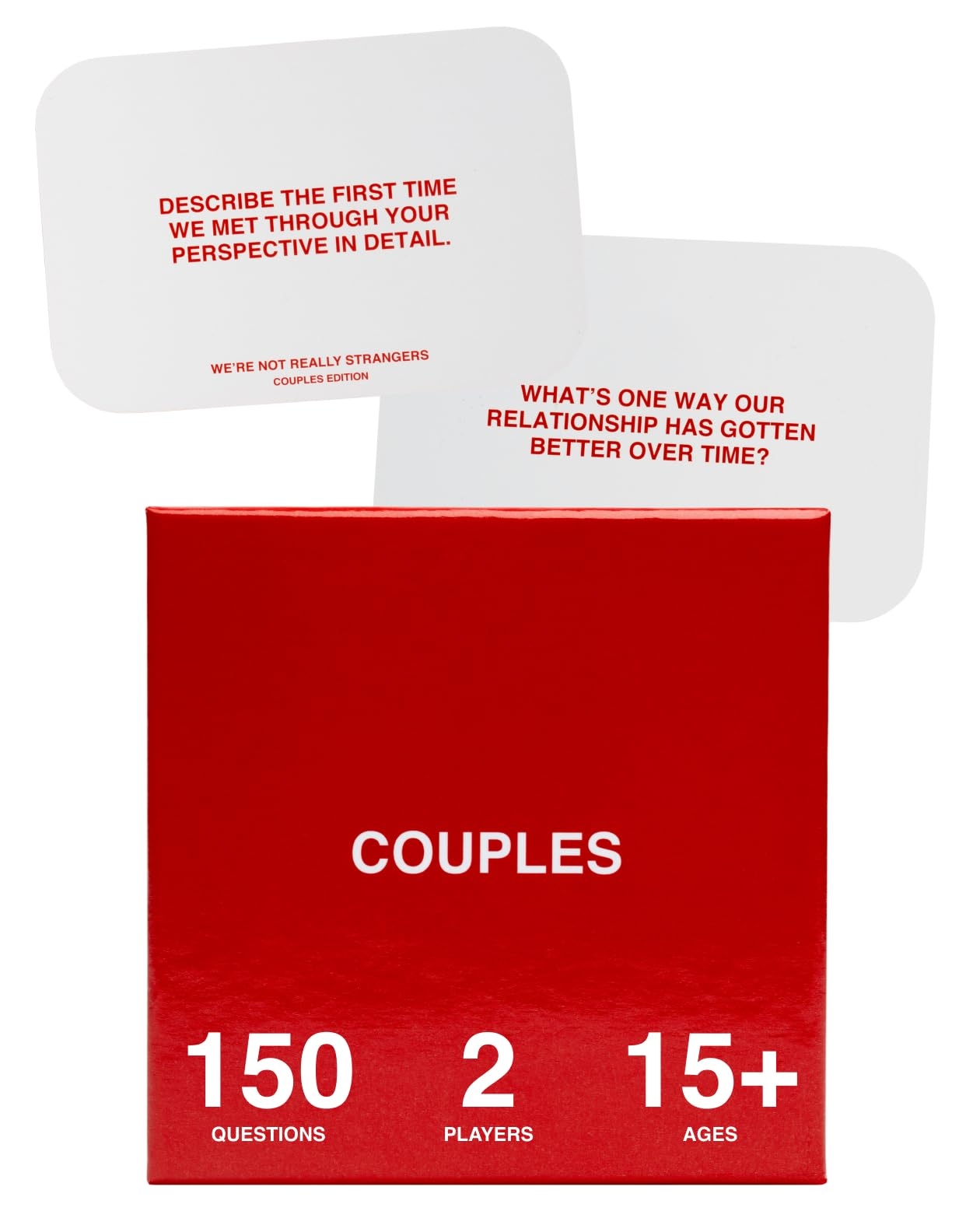 Amazon WE RE NOT REALLY STRANGERS Couples Edition Card Game 150 Conversation Cards For Couples Adults And Teens 2 Player Bonding Game For Memorable Date Nights And Game Nights Ages 15 