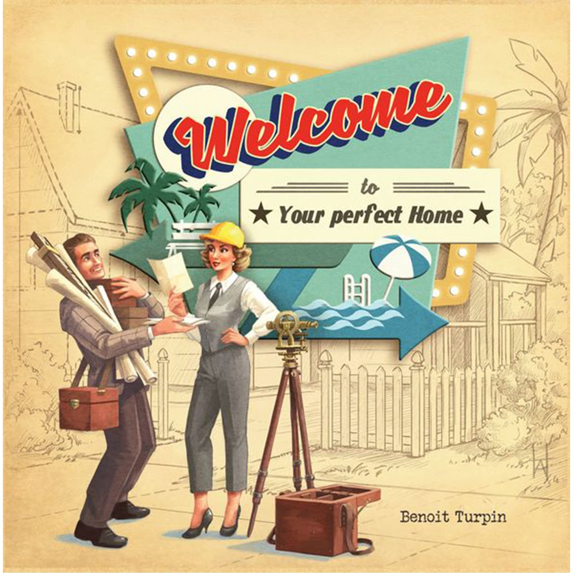Amazon Welcome To Your Perfect Home Board Game City Building Strategy Game Narrative Adventure Game For Adults And Kids Ages 10 1 6 Players Avg Playtime 25 Minutes 