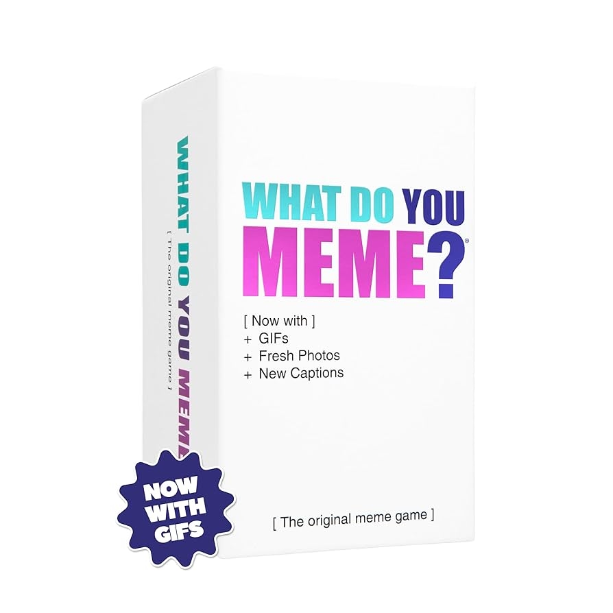 Amazon WHAT DO YOU MEME Core Game New Edition Now Including GIF s By Relatable The Essential Adult Party Game For Meme Lovers Now With Refreshed Content Great For Adult Games For Game