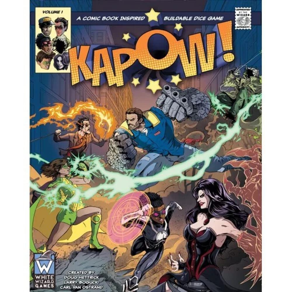 Amazon Wise Wizard Games Kapow The Card Game Volume 1 Toys Games