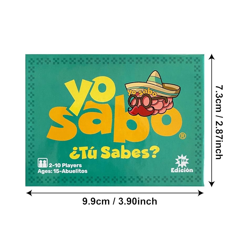 Amazon Yo Sabo Edition 1 The Original Bilingual Card Game Learn Spanish With Fun Trivia Challenges Family Friendly Juego De Mesa With 160 Cards For All Ages Toys Games