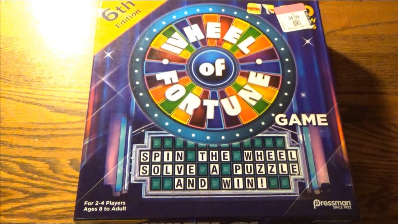 And Around We Go Again Wheel Of Fortune 6th Edition Home Game By Pressman YouTube