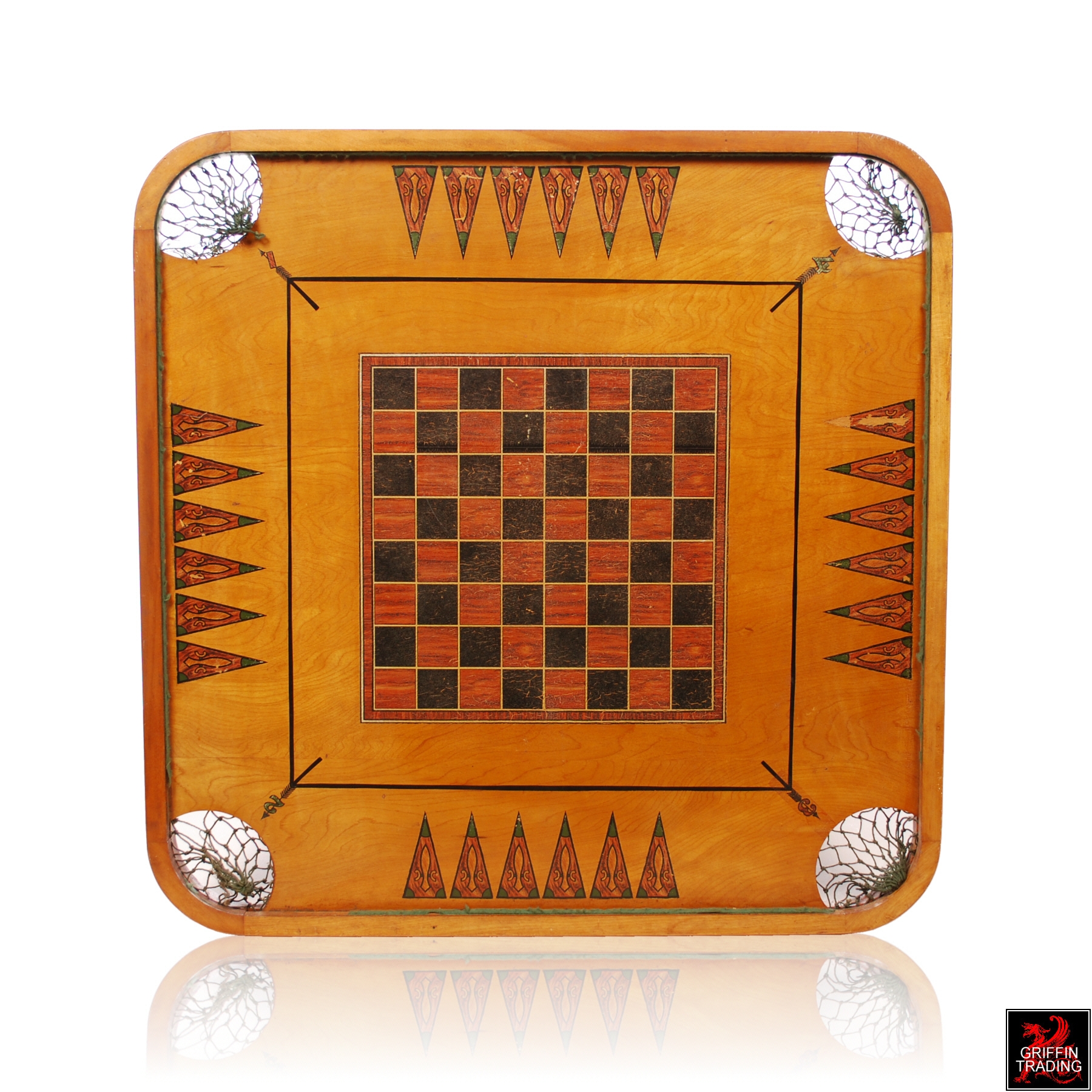 Antique Carrom Gameboard Model 2 Griffin Trading Dallas
