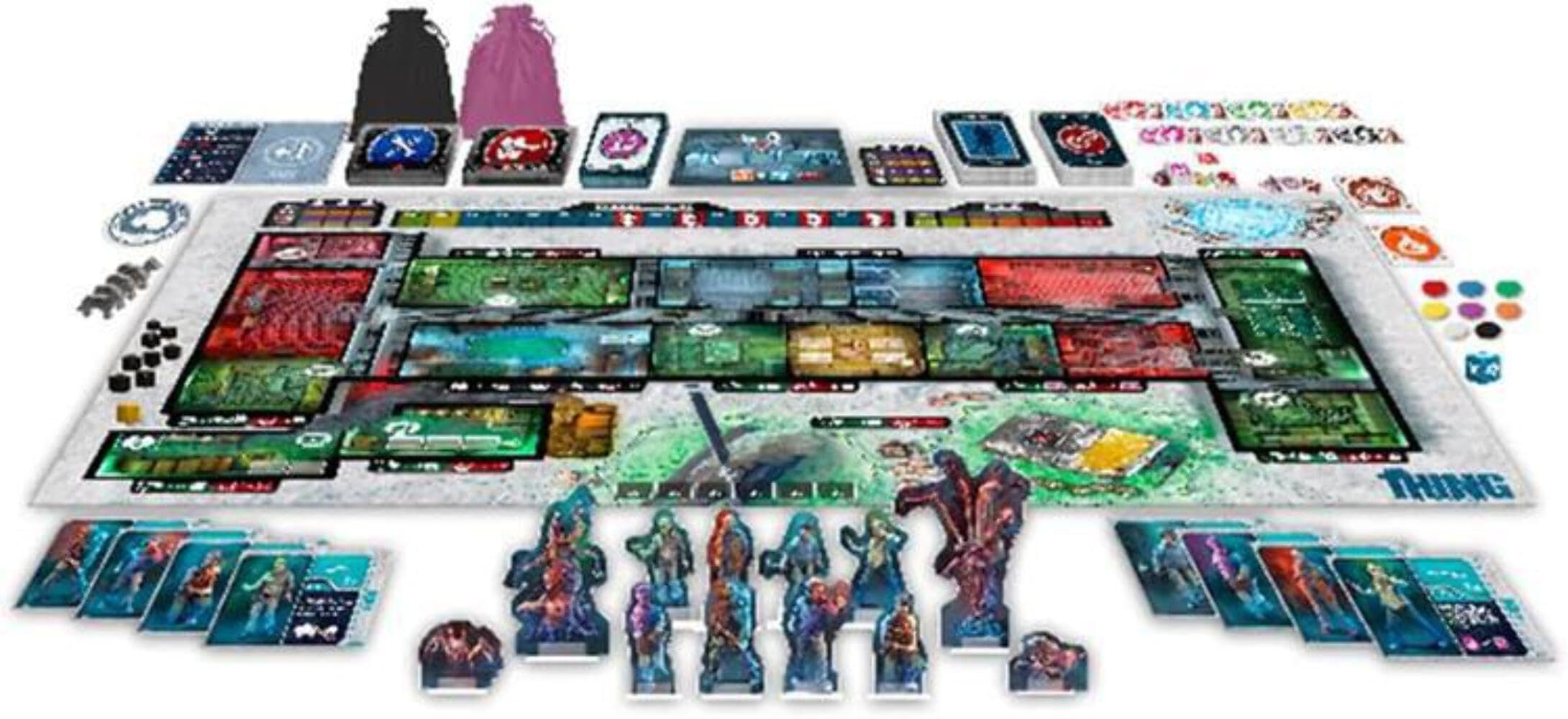 Ares Games The Thing The Board Game Horror Board Game Ages 13 1 8 Players 60 Minutes Playing Time Amazon co uk Toys Games