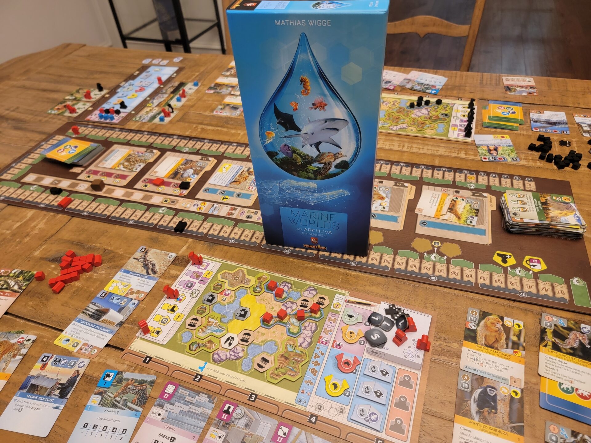 Ark Nova Marine Worlds Review Board Game Breakdown