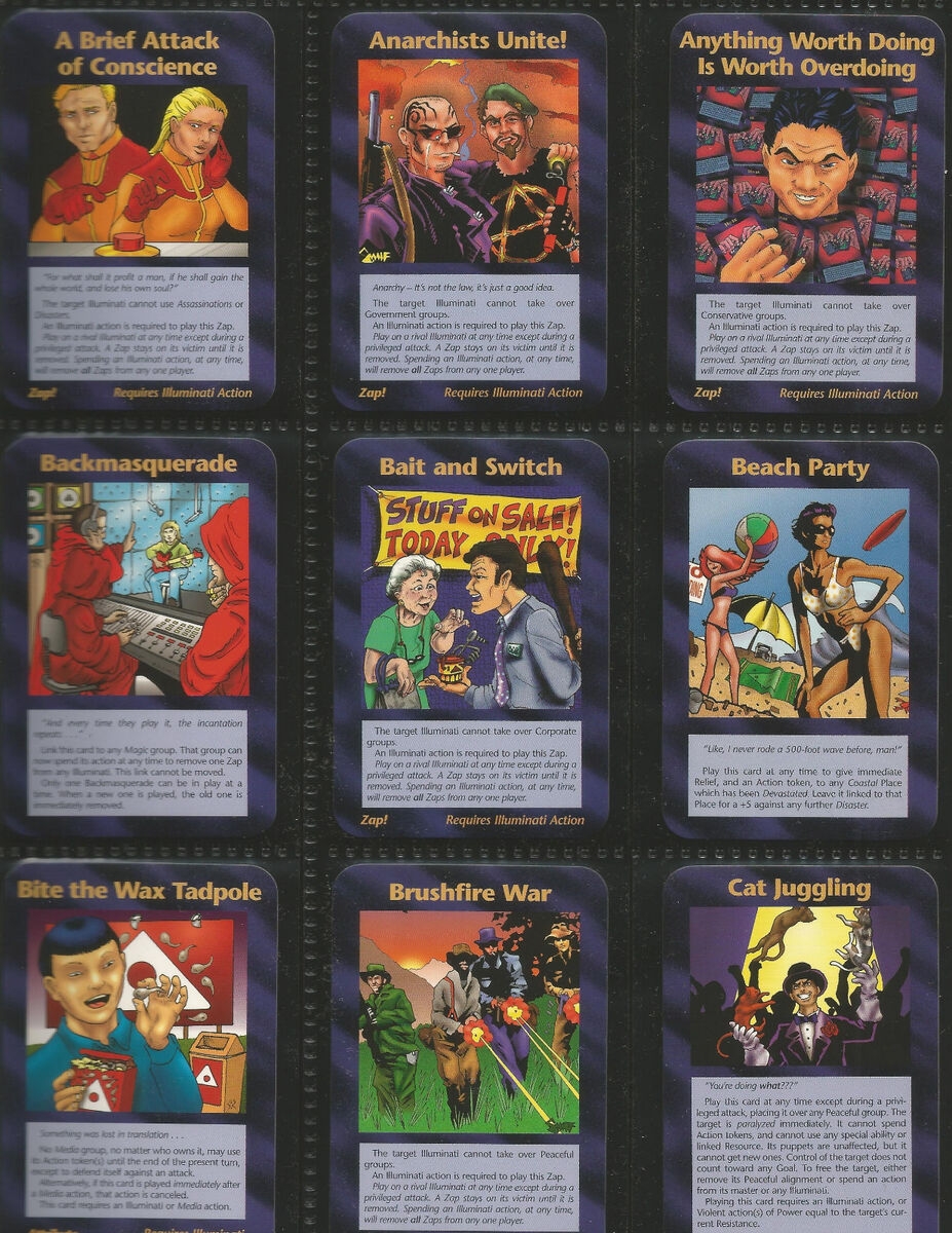 ASSASSINS ALL Com Uncom 83 SET Illuminati INWO Card Game New World Order EBay